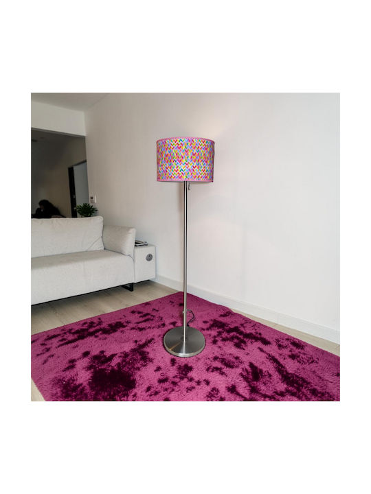 Φωτιστικό Δαπέδου Dark Pink Trigon Διαστάσεις 35*25 Oxygen Lampshades