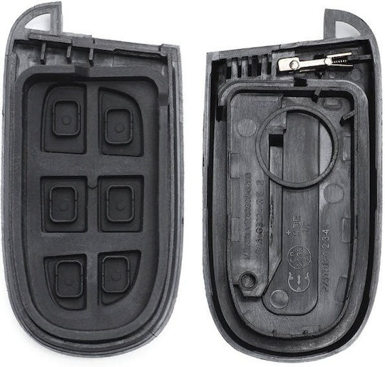 Husă Pentru Chei Auto Compatibilă Cu Jeep Cherokee Wrangler Dodge Ram Durango Chrysler – Lamă Necutită