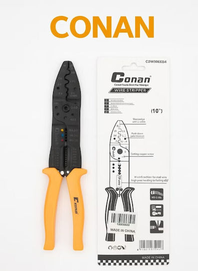 Conan Клещи за Снемане на Кабели с Резачка и Дължина 254mm Електрически
