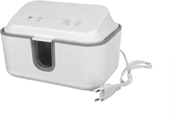 Încălzitor Șervețele Umede Piele Sensibilă Pentru Bebe Tip Dispenser 3 Moduri Control Temperatură Panou Tactil Led Capacitate 80 Șervețele Încălzire Uniformă Menține Prospețimea Umidității Dimensiuni 26 X 20 Cm Alb