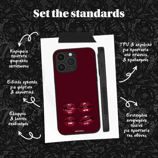 Sonique Diva Series Case Samsung Galaxy Z Fold 4 Red Lips