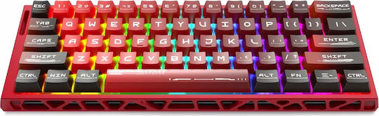 Redragon Venom K753 HE Gaming Mechanical Keyboard 60% with Magnetic Switches and RGB Lighting International English Red
