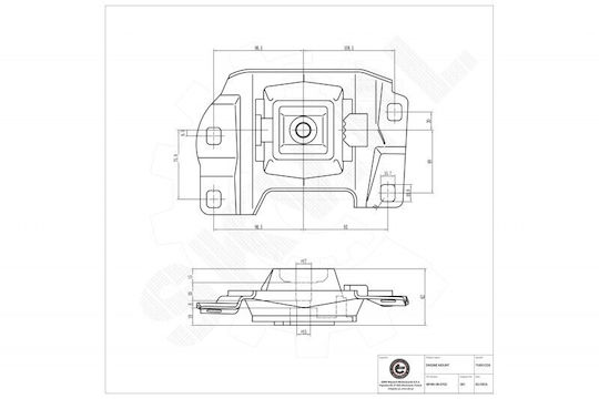 Linke Motorhalterung Mazda 3 5 Bp4n39070c