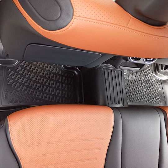 Килими за кола 3D Гумени TPE Mercedes-Benz GLC SUV X254 2023 Rizline 4 Черни Броя