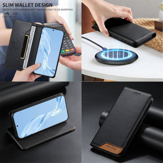 Xiaomi Poco X8 Pro 5g Case Dierfeng Leather Wallet Black
