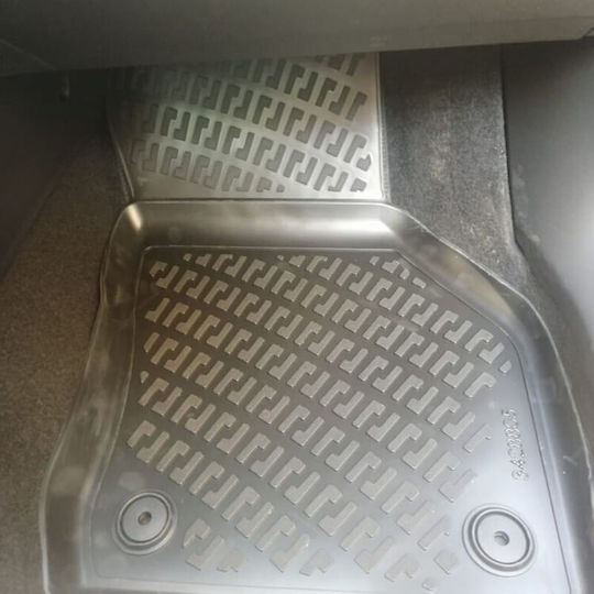 Car Mats Raised Sides 3D Rubber TPE Skoda Superb B9 3Y 2023 Rizline 4 Black Pieces