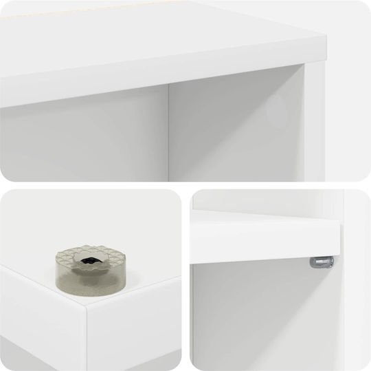 vidaXL Floor CD Case 33x23.5x97.5cm