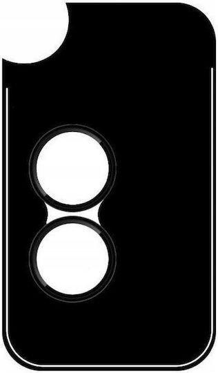 Tempered Glass Samsung Galaxy Z Flip8 Spacecase Camera Ring Scratch-Resistant Protective Glass Camera Lens Aluminum Frame Black 5905719143770