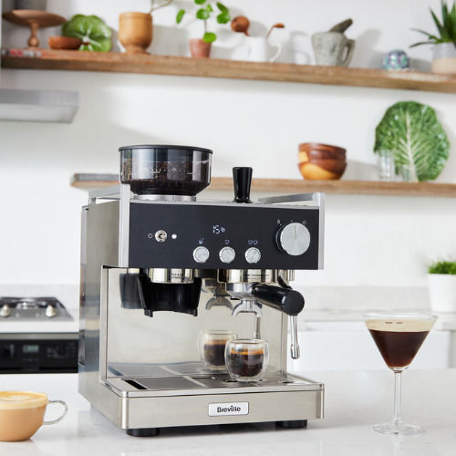 Breville Barista Signature Automatic Espresso Machine 2350W 15bar Pressure for Cappuccino with Grinding Mill VCF161X-01