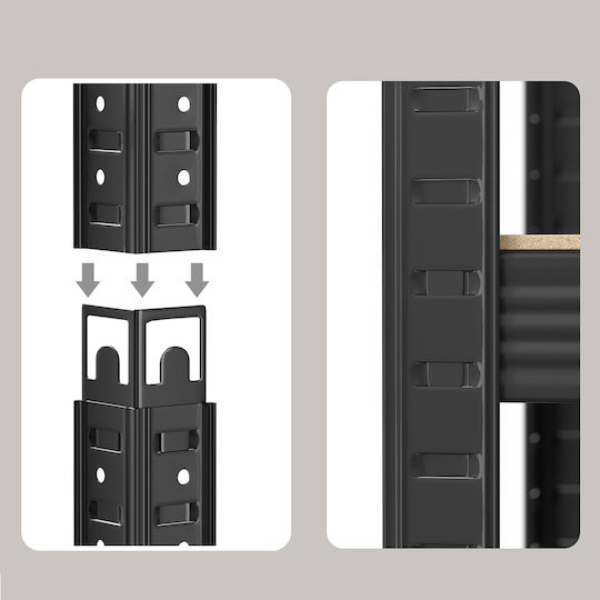 Songmics Dexion Rack 90x40x180cm with 5 Shelves Total Load Capacity 875kg