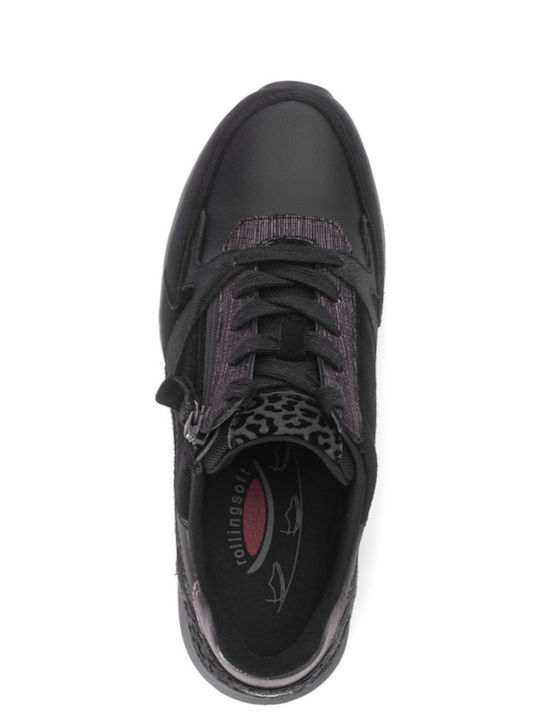 Damentaschen Anatomische Sneakers Schwarz