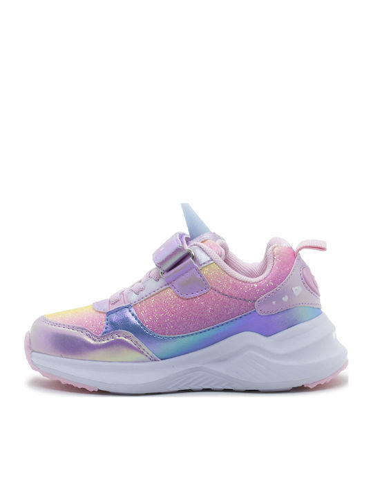 Kinder Sneaker mit Lichtern Lila