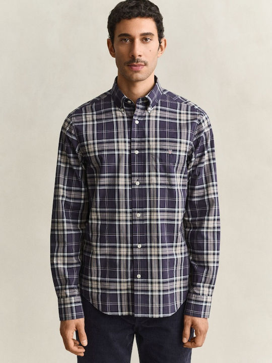 Gant Cămașă Regular Fit Albastră