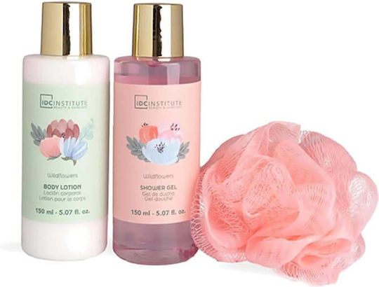 IDC Institute Scented Garden Σετ Περιποίησης για Ενυδάτωση & Καθαρισμό Σώματος Wildflowers 3τμχ
