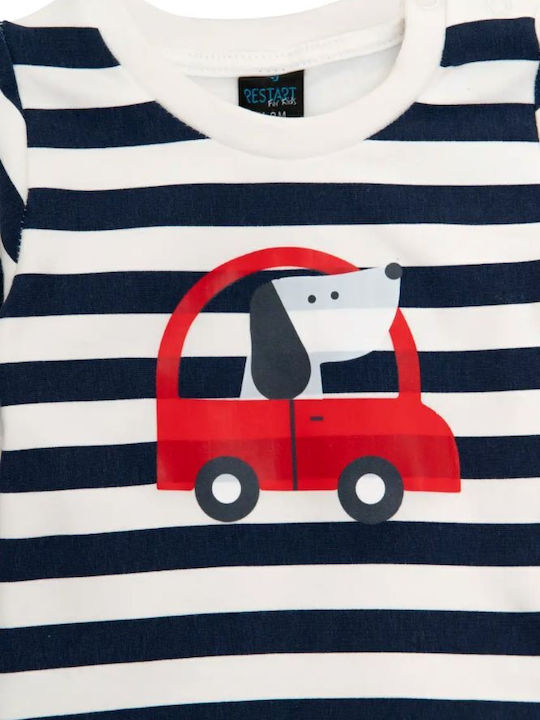 Kinderbekleidungssets Blau 3 Stücke