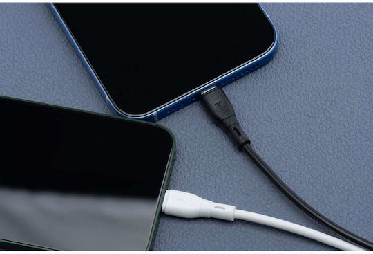 Blue Star Regular USB 2.0 Cablu USB-C bărbătesc - USB-A 20W Negru 1m