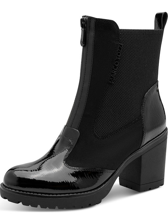 Stiefeletten Damen mit Hochabsatz Schwarz