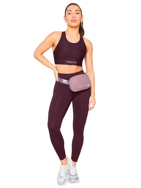 Damen Sport-BH Burgundisch mit Futter FT5054-BA2149174-1-OXBLOOD/C.WH