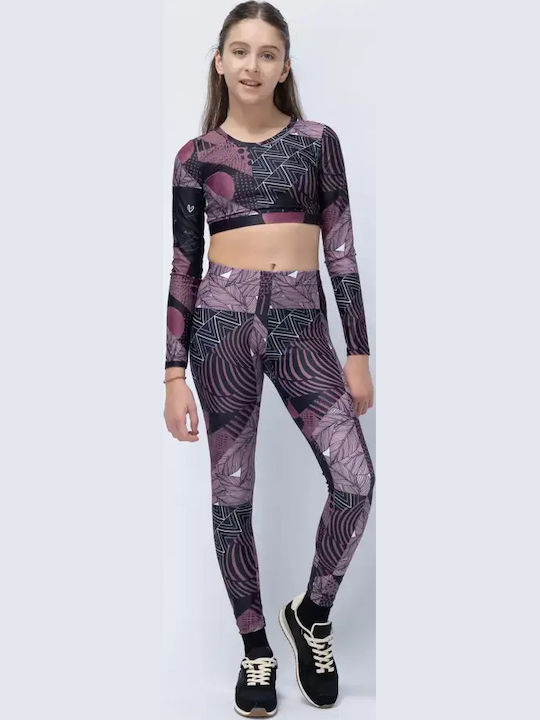 Kids Leggings Long Black