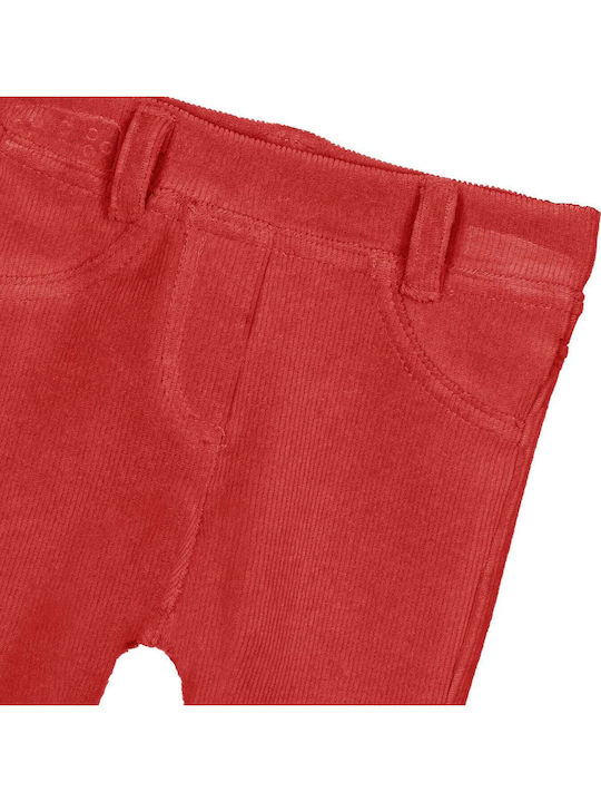 Kinderleggings Lang Rot