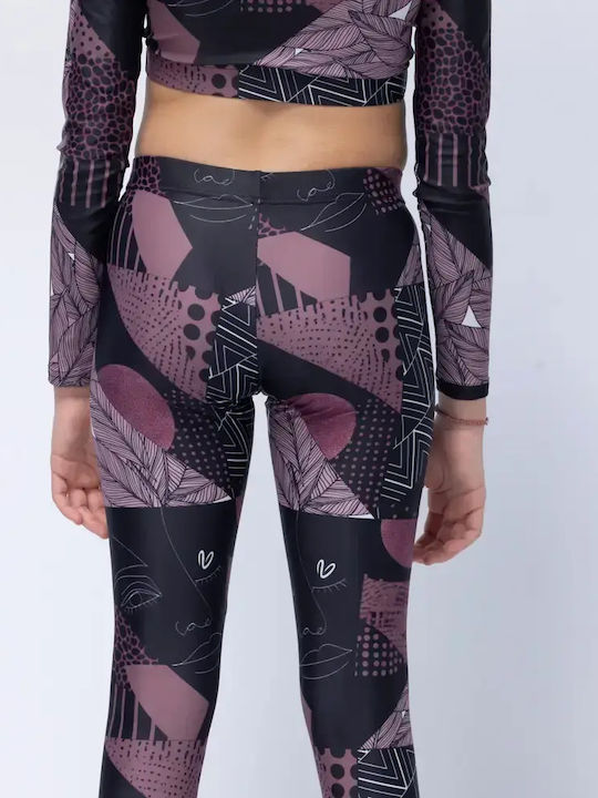 Kids Leggings Long Black