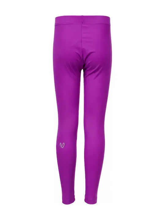 Kids Long Purple Leggings