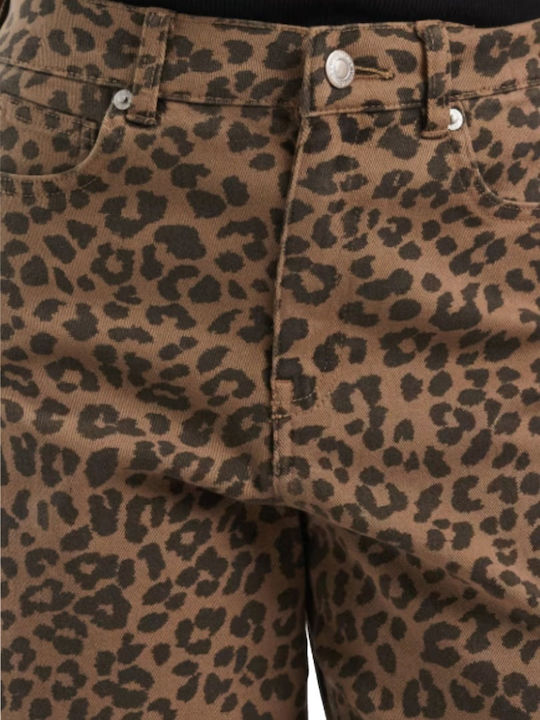 Ψηλόμεσο Γυναικείο Jean Παντελόνι σε Bootcut Εφαρμογή Μαύρο