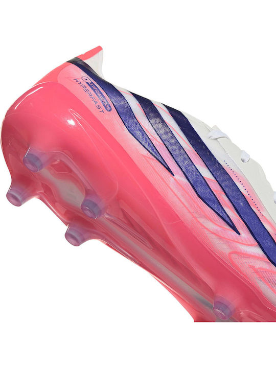 adidas F50 Hyperfast Pro AG-Pro Fußballschuhe mit Stollen Weiße
