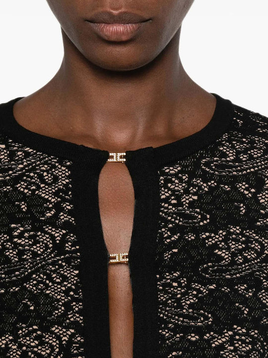 Women's Knitted Black Cardigan