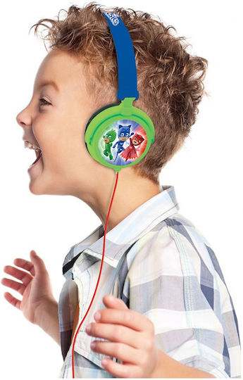 Lexibook PJ Masks Wired On Ear Headphones Blue / Green