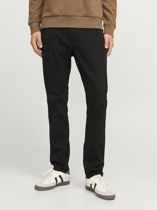 Pantaloni de blugi pentru bărbați Elastic Slim Fit Negru