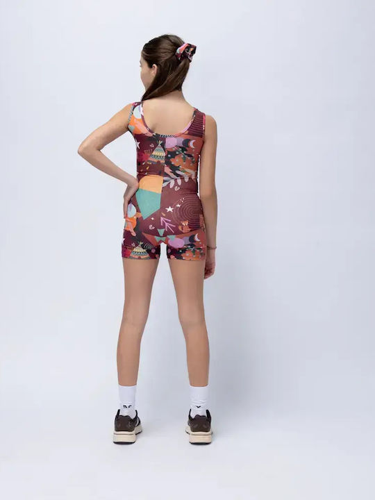 Kids Sports Long Leggings Chocolate Rooted