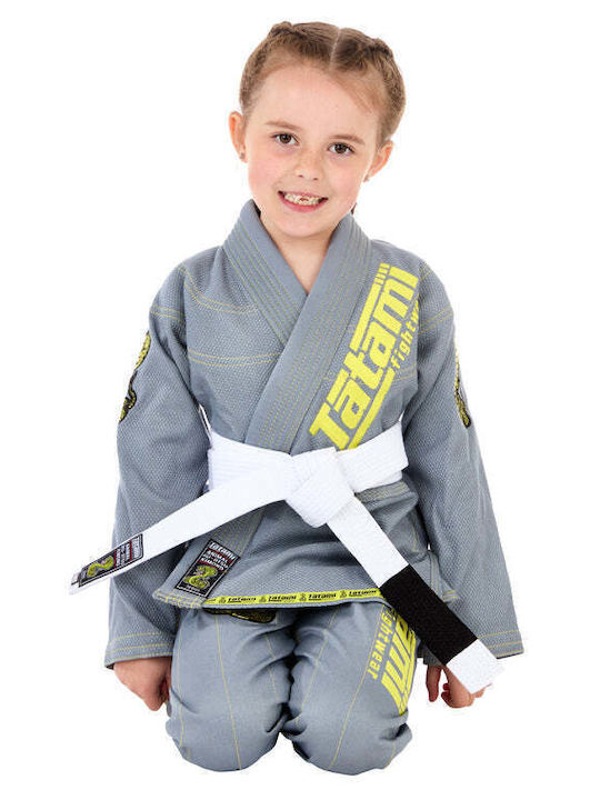 Tatami Fightwear Gi Tatami Kinder Kampfsportuniformen Brazilian Jiu Jitsu Grau