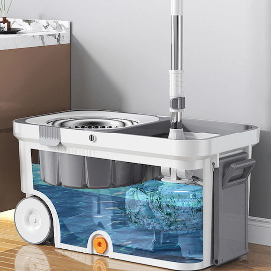 Mop Rotativ Set Cu 4 Piese De Schimb NT-MOP360-INOX-4R
