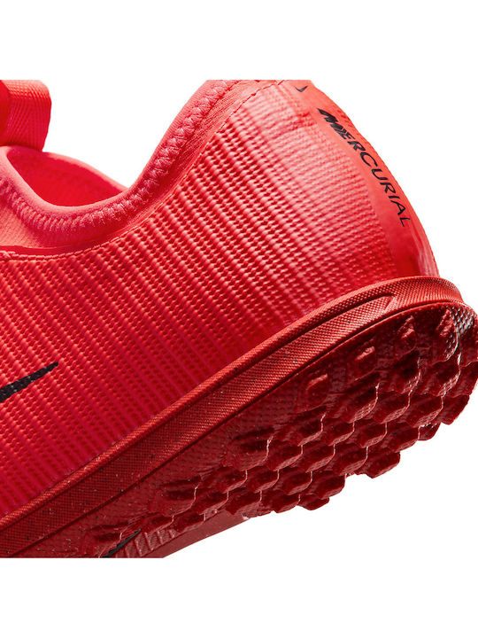 Jr Mercurial Vapor TF Kinder Fußballschuhe und Stollenschuhe mit Rasen Rote