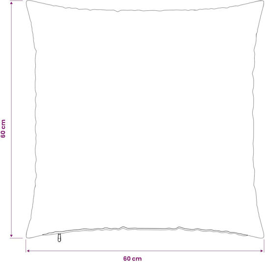 vidaXL Sofa-Kissen Heerlen Aus Samt Dunkelgrau 60x60cm