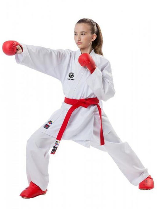 Tokaido Kumite Master Junior 8oz Kinder Karate Uniform Weiß