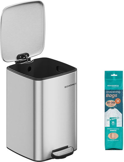 Songmics Inox Ασημί 20lt