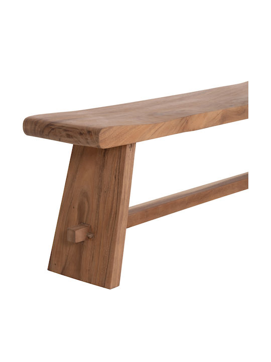 Bancă de exterior din lemn 121x30.5x45cm