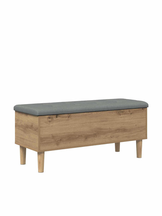 Bancă De Exterior Din Lemn Cu Spațiu De Depozitare Și Perne 102x42x46cm Bancă De Exterior Din Lemn Cu Spațiu De Depozitare Și Perne 102x42x46cm