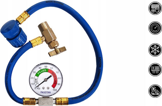 Hose Pressure Gauge Filling R134-a
