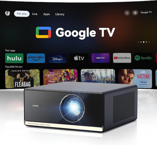 Wanbo X5 Pro Mini Projector Full HD with Wi-Fi and Built-in Speakers WANBOX5SDBL