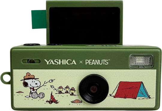 Yashica Funtastic x Peanuts Snoopy´s Summit Cameră Foto Pentru Copii Verde