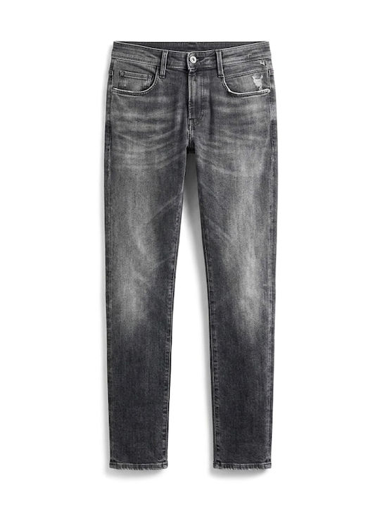 Anbass Men's Slim Fit Jeans Pants Anthracite