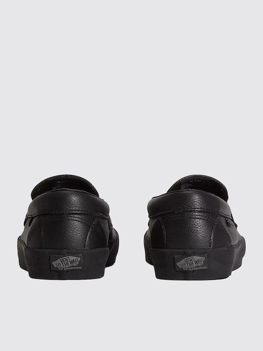 Leder Herren Mokassins in Schwarz Farbe