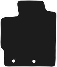Polyamid Fahrerfußmatte Toyota Stadtkreuzer Hatchback 2008-2014 Gummierte Fahrerfußmatte
