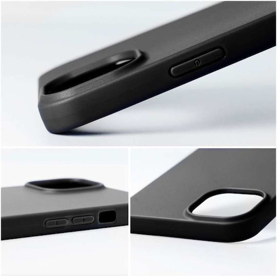 Matt Back Cover Σιλικόνης Μαύρο (Redmi Note 15)
