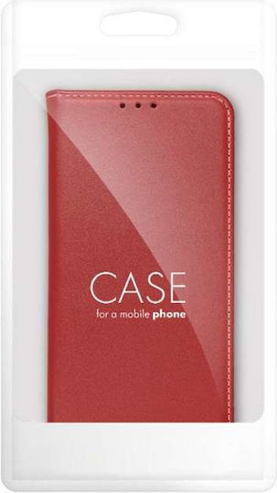 Smart Book Leder / Silikon Rote (Samsung A26 5G)