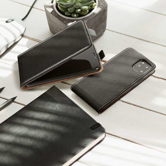 Flexi Vertical Flip Silicon Negru (Redmi Note 15)