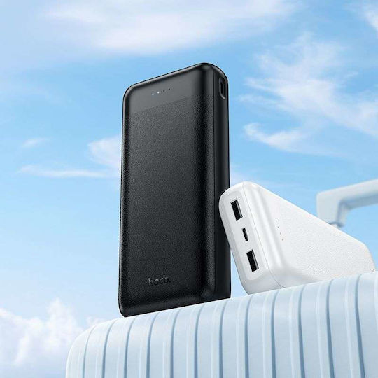 Hoco J153A Power Bank 20000mAh 10W mit USB-A Ausgangsanschlüsse und USB-C Ausgangsanschlüsse Weiß